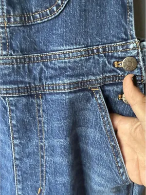 J.Crew Blue Denim Overalls Size XS thumbnail 5