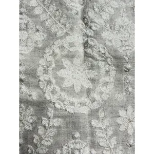 Zara ZW Limited Collection Embroidered Cream Shirt size Medium thumbnail 7