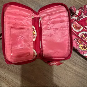 Vera Bradley Card Holder Wallet and Small Hand Pouch‎ Lot of 2 Retired Pattern thumbnail 2