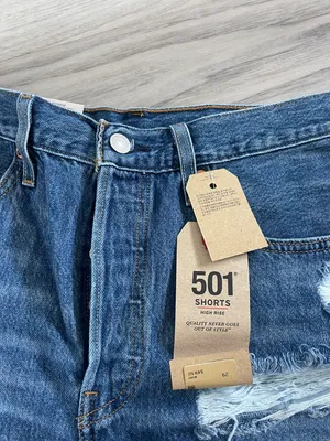 Levi's 501 High-Rise Denim Shorts NWT thumbnail 3