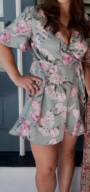 Show Me Your Mumu Wrap Dress thumbnail 1