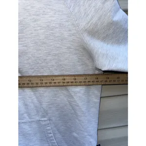Patagonia Ahnya Pullover 1/4 Snap Hoodie Womens Small Grey Pocket thumbnail 5