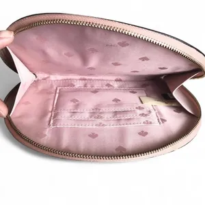 Kate Spade Half Moon Blush Leather Wristlet wallet $129 NEW thumbnail 7
