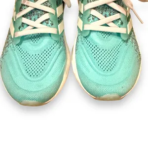 Adidas Ultraboost Light Flash Aqua Blue Low Top‎ Running Shoes Sz 8.5 Women's thumbnail 9