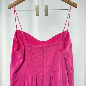 NWT Abercrombie & Fitch Slip Midi‎ Dress in Pink Size Extra Large Tall thumbnail 6