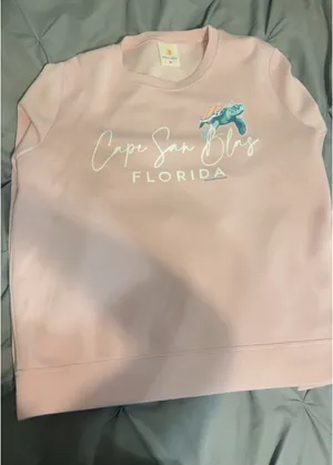 Ocean Drive light pink Florida sweatshirt thumbnail 2