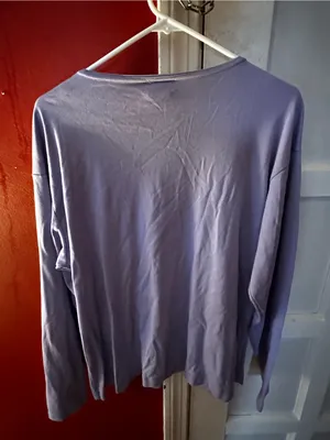 L.L. Bean Women’s Vintage 100% Pima Cotton Long-Sleeve Crewneck Tee XL Y2K thumbnail 4