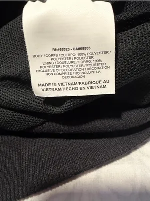 Nike women Black Windbreaker Jacket with White Piping size M thumbnail 6