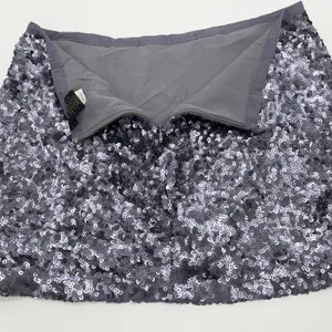 London‎ Jean Sequin Mini Skirt Size 6 Y2K Party Glam Evening Sparkly Stagecoach thumbnail 5