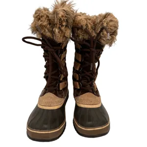 Sorel Women's Brown Leather Joan of Arctic Waterproof Snow Boots Size 5 thumbnail 9