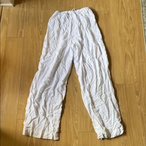 AG Adriano Goldschmied White Drawstring Pants thumbnail 3