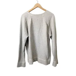 Aerie Light Gray Metallic Thread Crewneck‎ Pullover Sweatshirt Size Large thumbnail 3