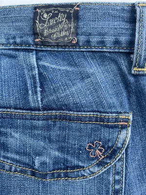 Vintage Lucky Brand Flare Jean, Low Rise, Size 29 (8), EUC thumbnail 8