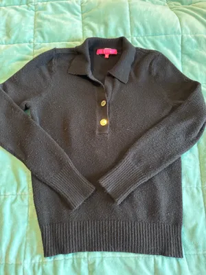Lilly Pulitzer sweater black thumbnail 1