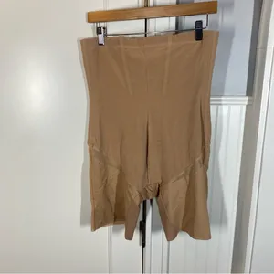 Honeylove SuperPower Mid Waist Midwaist Shaper Shorts‎ beige tan Size 1X thumbnail 5