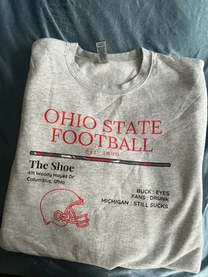 Ohio State University Ohio State Sweatshirt Gray Size XL thumbnail 2