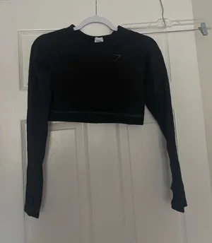 Gymshark Long Sleeve Crop Top thumbnail 1