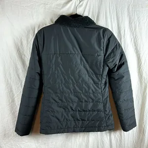 The North Face Womens Reversible Coat Full Zip Insulated Jacket Size Medium Blac thumbnail 5