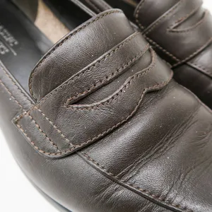 Vintage Y2K Classic Elements Brown Leather Penny Loafers thumbnail 4