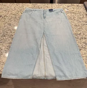 old navy jean skirt thumbnail 1