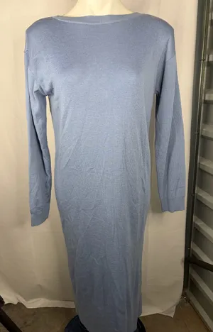 The Drop Light Blue Sweater Dress thumbnail 1