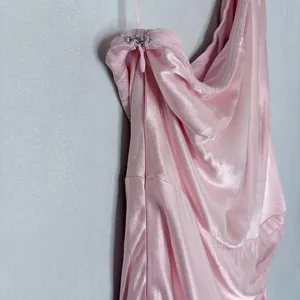 Hello Molly The Aurora Pink Satin Maxi Dress Wedding Parlor thumbnail 8