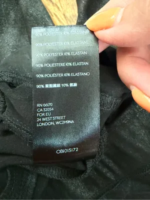 Free People Midnight Vegan Suede Skinny Pants Black High Rise M thumbnail 10