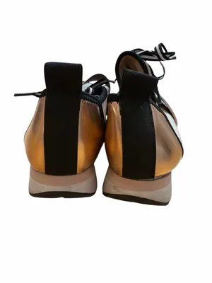 Steve Madden Antics Gold & Black Women's Athletic Slip-On Sneaker thumbnail 4