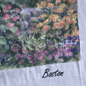 Vintage Groan & mc gurn women’s Boston Flower Shirt Single Stich USA Made Sz L thumbnail 4