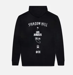 Shadowhill Black Oversized Merch Hoodie thumbnail 1
