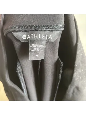 Athleta EUC Women's Black Brooklyn Ankle Pant Size 6 thumbnail 5
