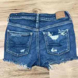 American Eagle High Rise Shortie Cutoff Jean Shorts Women’s 4 thumbnail 4