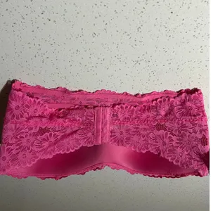 Jessica Simpson Pink Floral Strapless Bra size XL NWT thumbnail 2
