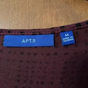 Apt 9‎ maroon tunic Size Medium thumbnail 6