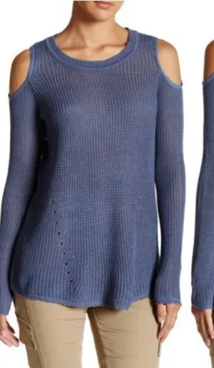 ‎Willow & Clay Cold Shoulder Sweater Tops Small thumbnail 1