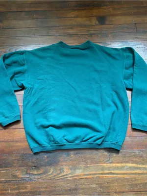 Vintage Disney Store Winnie the Pooh “Bundle O’ Joy” Crewneck Sweatshirt Green thumbnail 7
