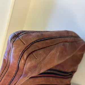 Vintage Fossil Western Brown Cowhide Leather Crossbody Bag Purse Festival Hippie thumbnail 7