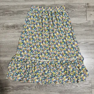Cynthia Rowley Vintage‎ Floral Cottagecore Bohemian Layered High Waist Skirt M thumbnail 8