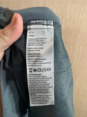 Women’s Eddie Bauer Grey Stretch Ripstop Crop Hiking Pants Size 12 thumbnail 6