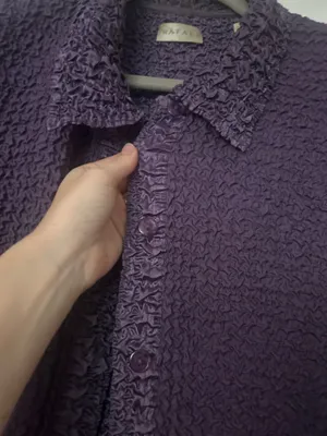 Purple textured jacket Size L thumbnail 3