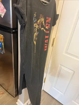 🤠 HRT & LUV Boutique Find | Graphic Tee Midi Dress WALLEN western M thumbnail 5