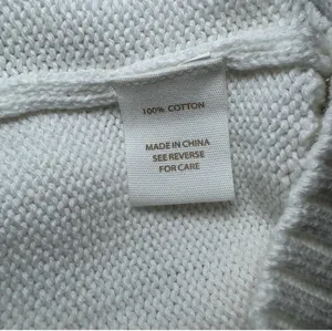 White Floral Embroidered Sweater thumbnail 5