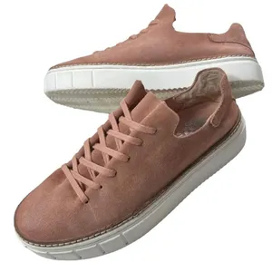 Women’s Vince Camuto Mauve Colored Leather Raiza Platform Sneakers thumbnail 7