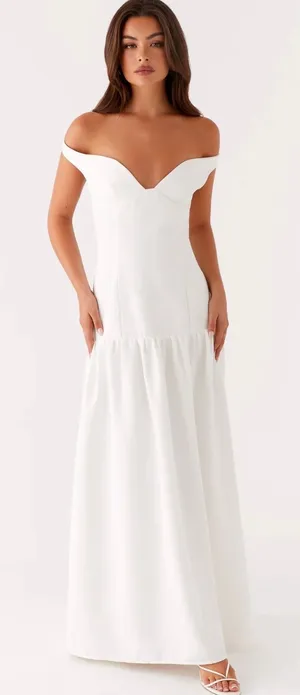 Peppermayo Dress White Maxi thumbnail 1