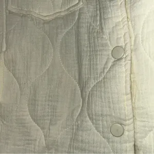 Bucket List Quilted Jacket Women’s Medium White thumbnail 5