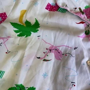 Cynthia Rowley Flamingo Holiday Pajama Top | Women’s M | TammysCollectedCloset thumbnail 4