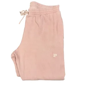 PINK Victoria's Secret Fleece Jogger Sweatpants Womens Large Pink Drawstring thumbnail 6