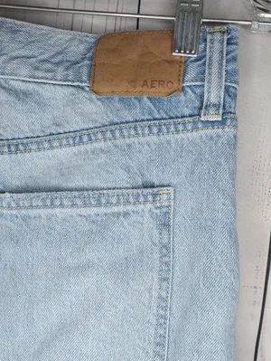 Aeropostale Light Blue High Rise Baggy Relaxed 90's Y2K Classic Eveeyday Jeans thumbnail 7
