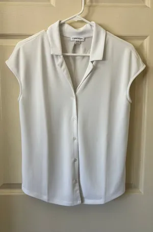 Calvin Klein White Blouse thumbnail 1