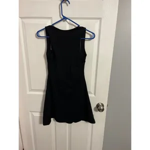 Qinsen Square Neck Stretch Flare Mini Dress Size 4 New With Tag thumbnail 6